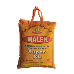 Malek Indian Basmati Rice Extra Long Grain 5 kg