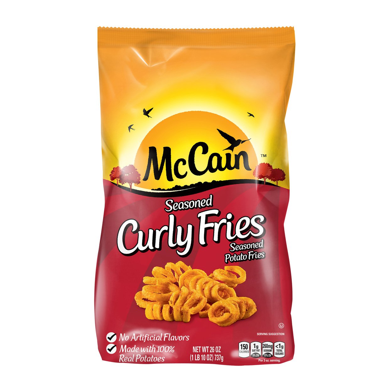 McCain Seasoned Curly Fries 737g Online at Best Price | Potato products ...