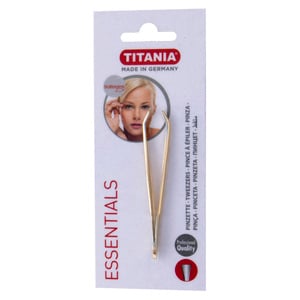 Titania High Gloss Nickel Plated Solingen Quality Tweezers 1 pc