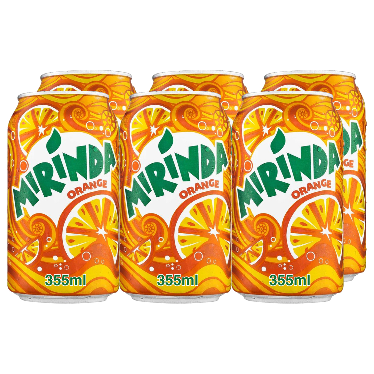 Mirinda Orange Carbonated Soft Drink Can 355 ml