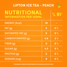 Lipton Peach Ice Tea Non-Carbonated Low Calories  Refreshing Drink 6 x 320 ml