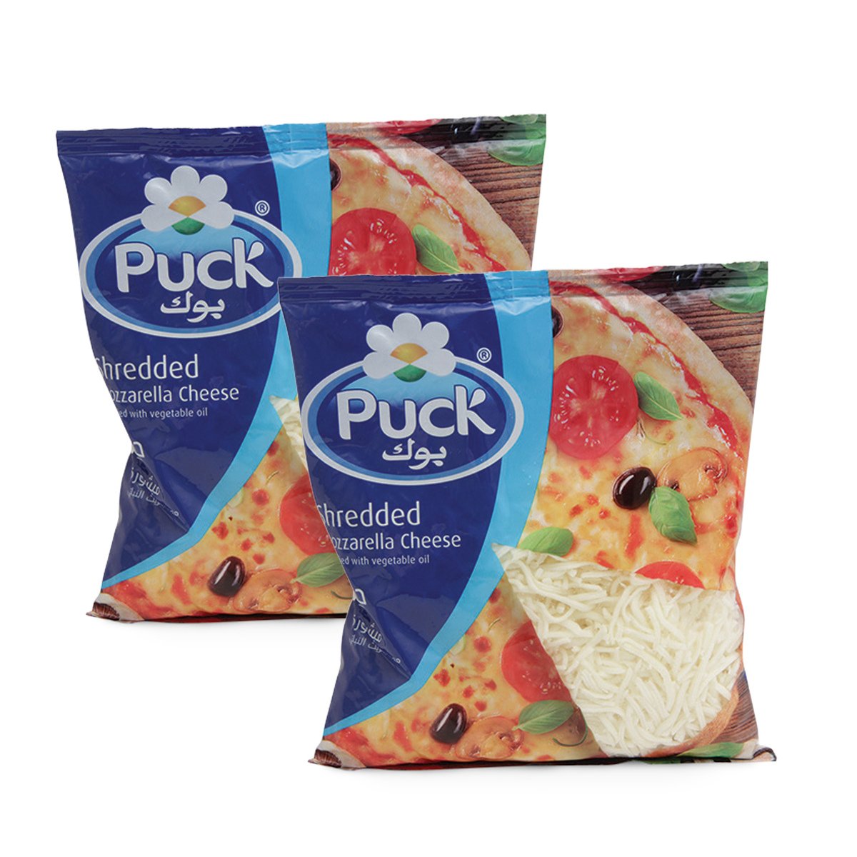 Puck Shredded Mozzarella Cheese 2 x 500 g