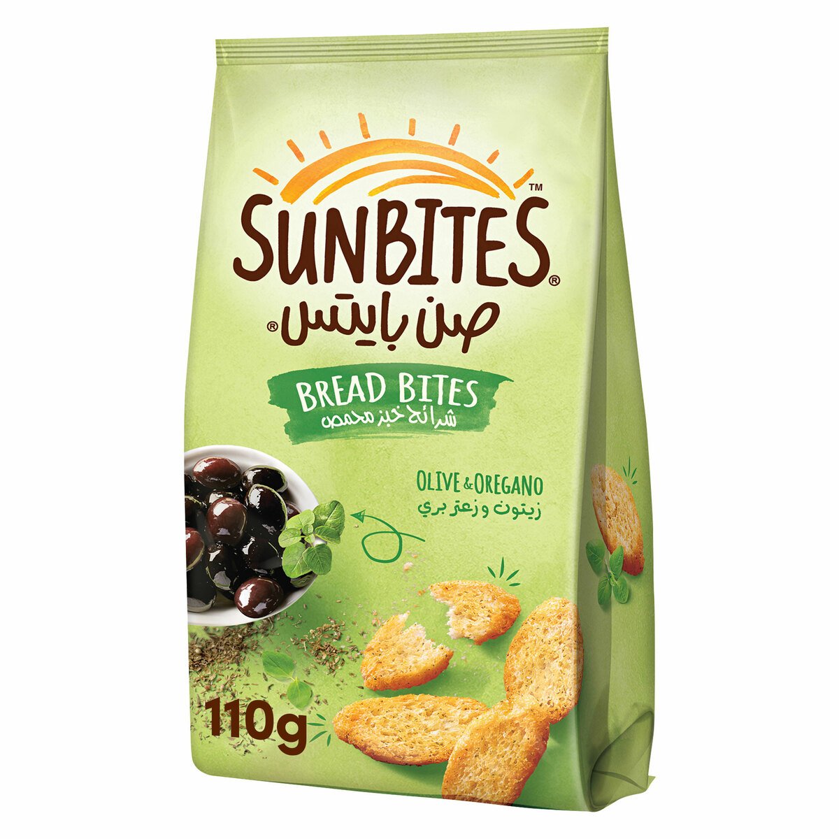 Sunbites Olive & Oregano Bread Bites 110 g
