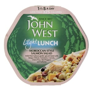 John West Light Lunch Moroccan Style Salmon Salad 220 g