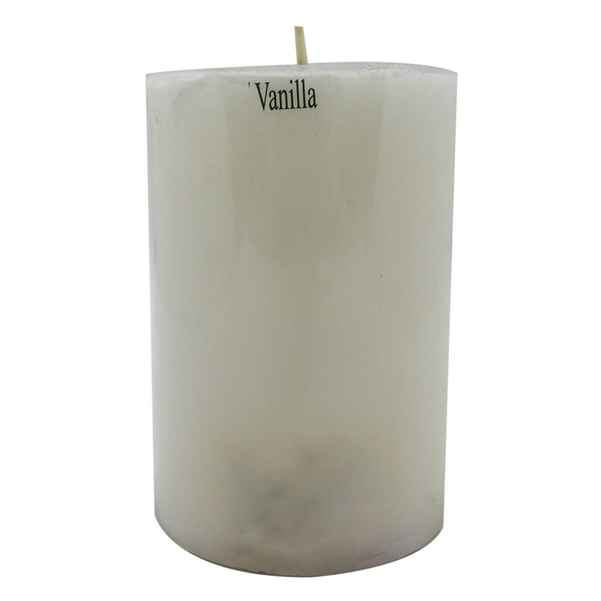 Organic Candle H Pillar 4in Vanilla