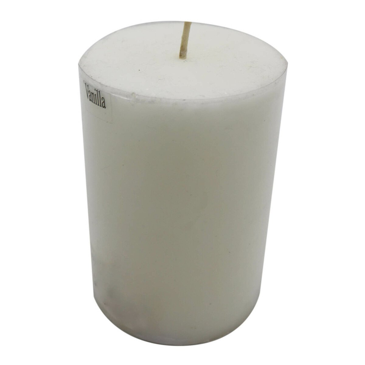 Organic Candle H Pillar 4in Vanilla