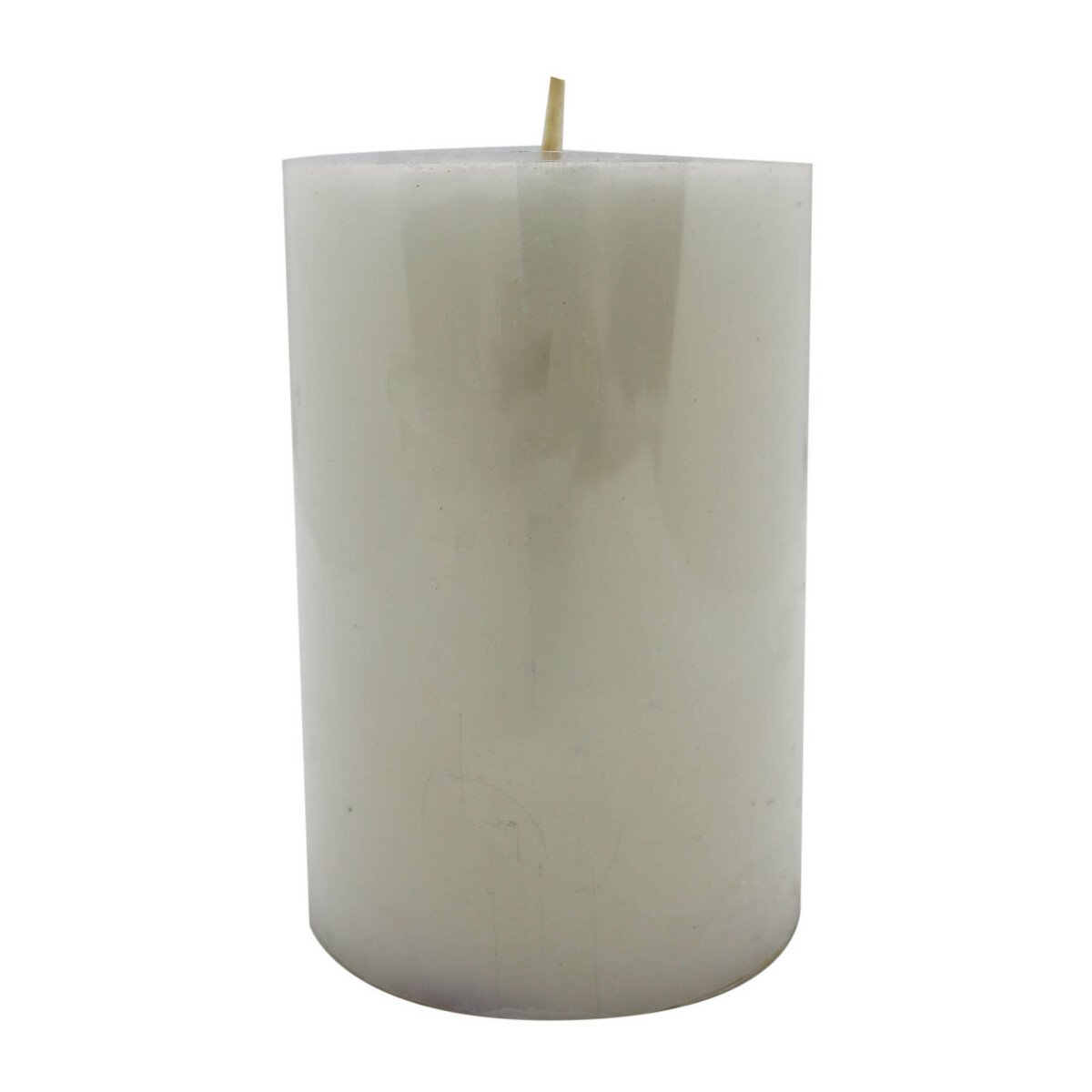 Organic Candle H Pillar 4in Vanilla