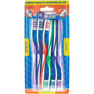 Dr. Fresh Toothbrush Assorted 6 pcs