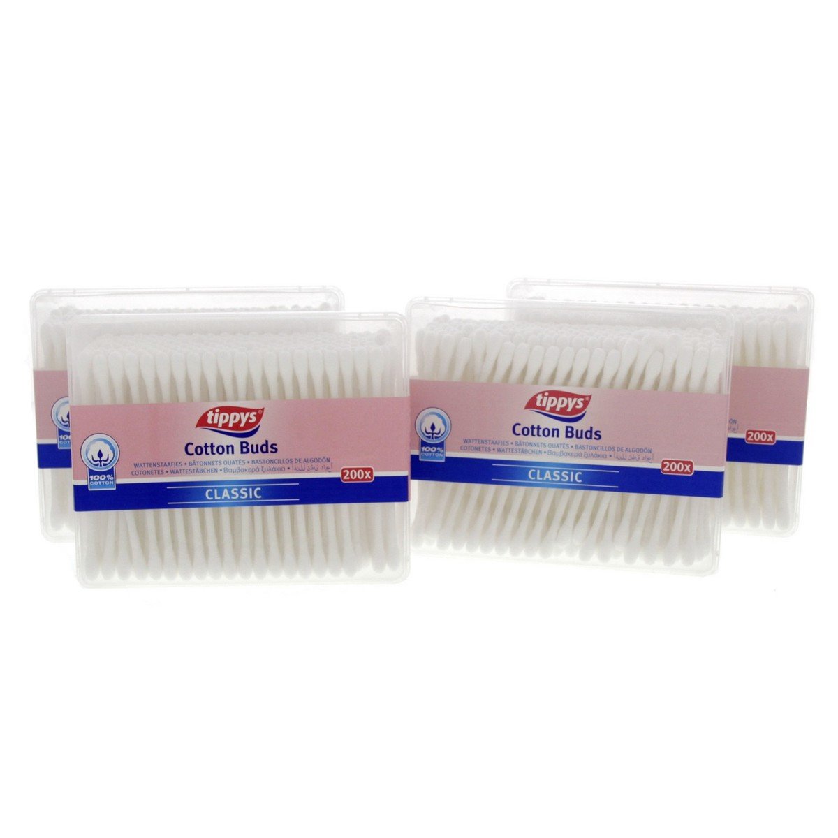 Tippys Classic Cotton Buds 4 x 200pcs Online at Best Price | Cotton ...