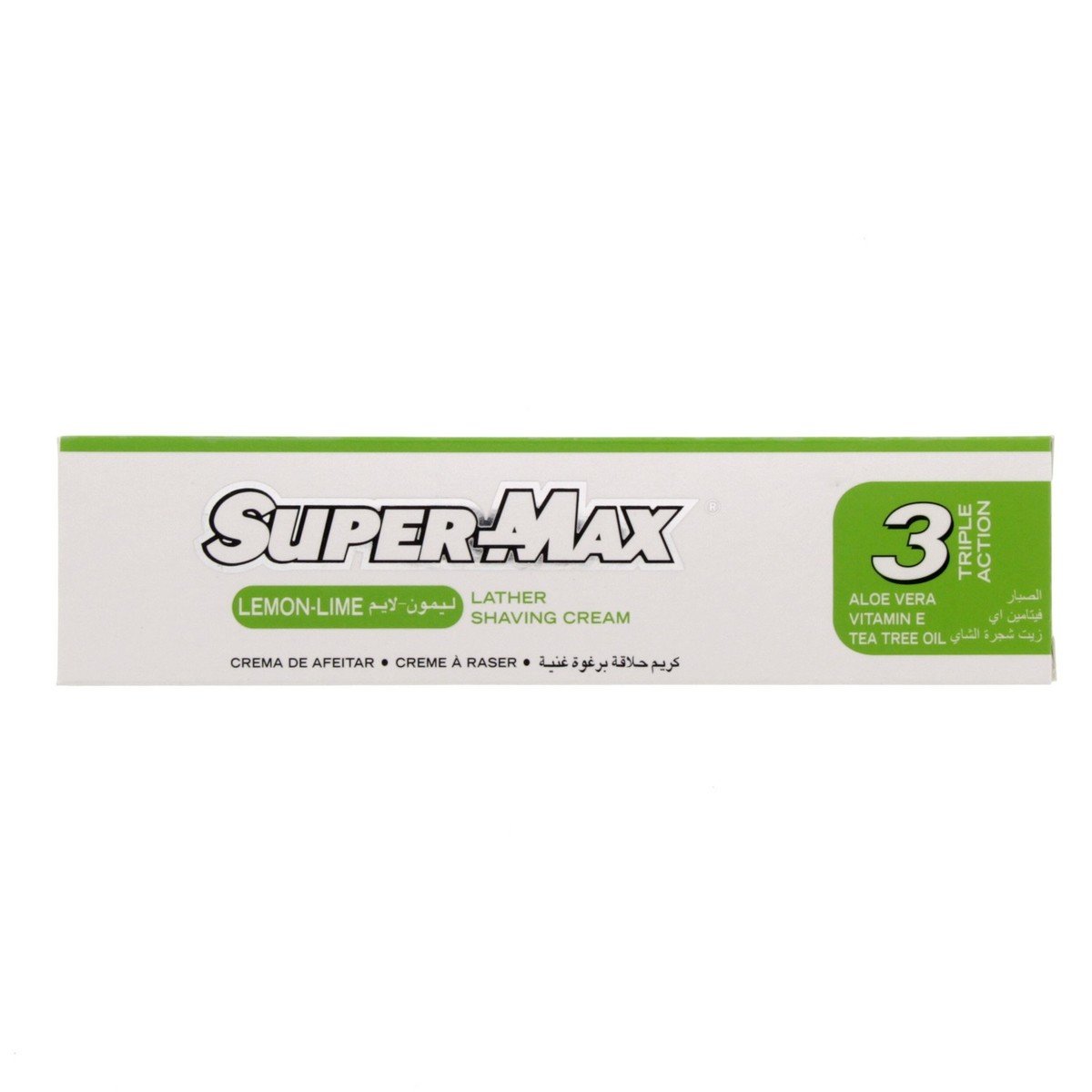 Super Max Lather Shaving Cream Lemon Lime 100 g