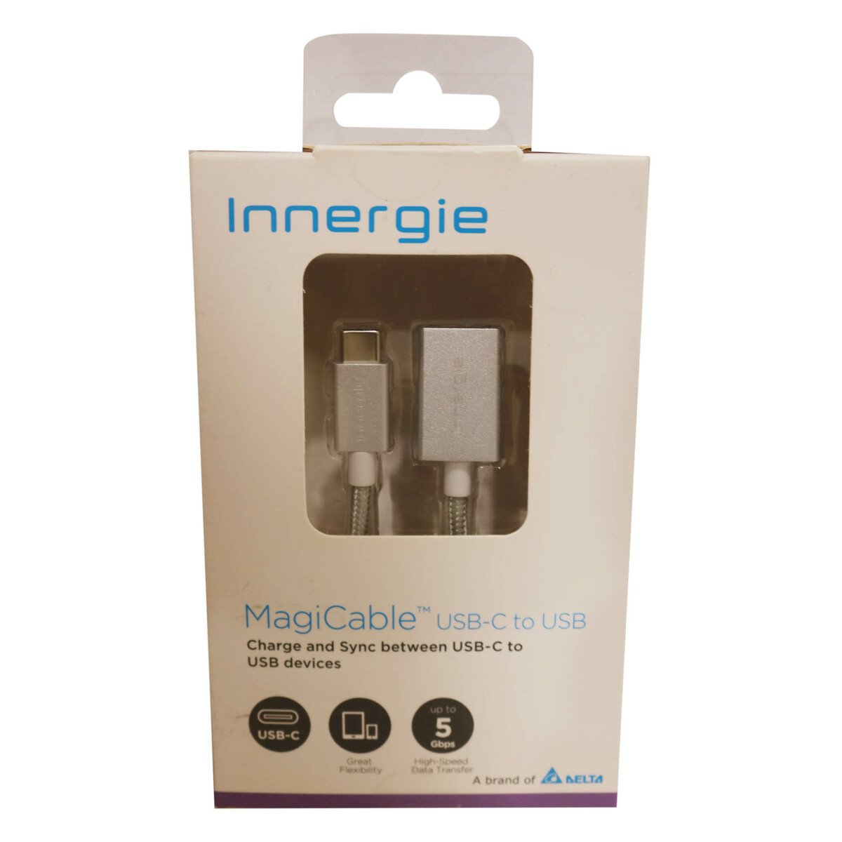 Innergie MagiCable USBCtoUSB Silver