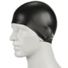 Speedo Kids Plain Moulded Silicone Cap Black