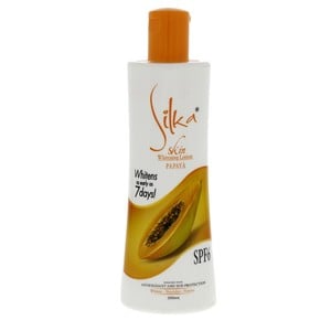 Silka Papaya Skin Whitening Facial Cleanser, 150 ml Online at Best Price, Facial Cleanser, Lulu Kuwait price in UAE, LuLu UAE