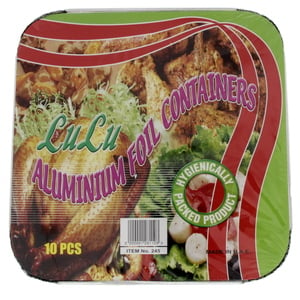 LuLu Aluminium Foil Container Item No: 245 10pcs