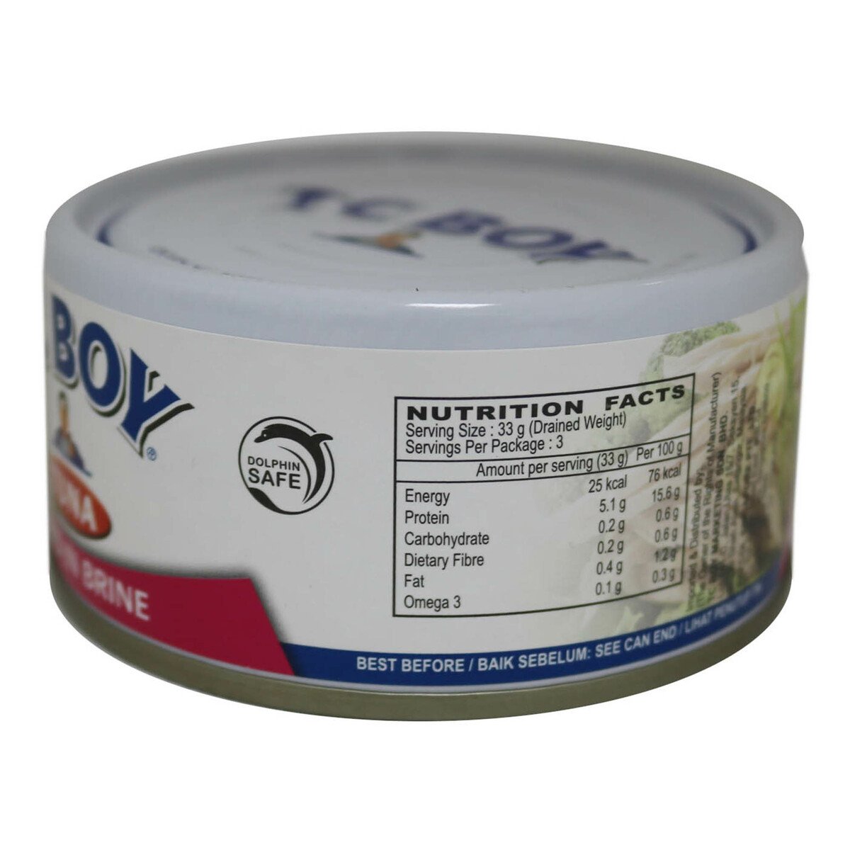 TC Boy Solid White Meat Tuna Brin 150g