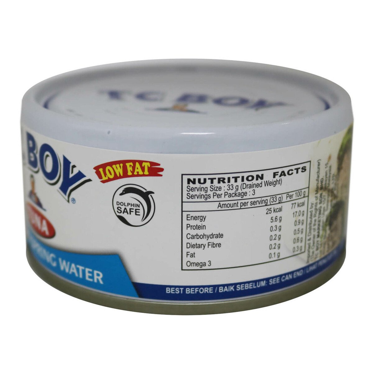 TC Boy Solid White Tuna Spring Water 150g