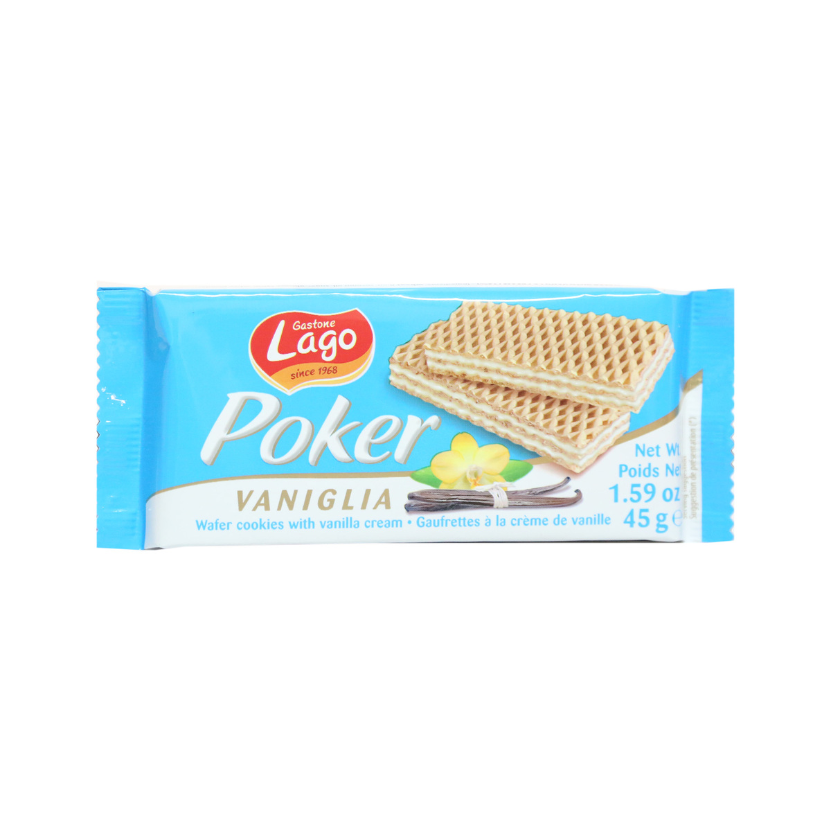 Lago Poker Wafer Vanilla 45 g