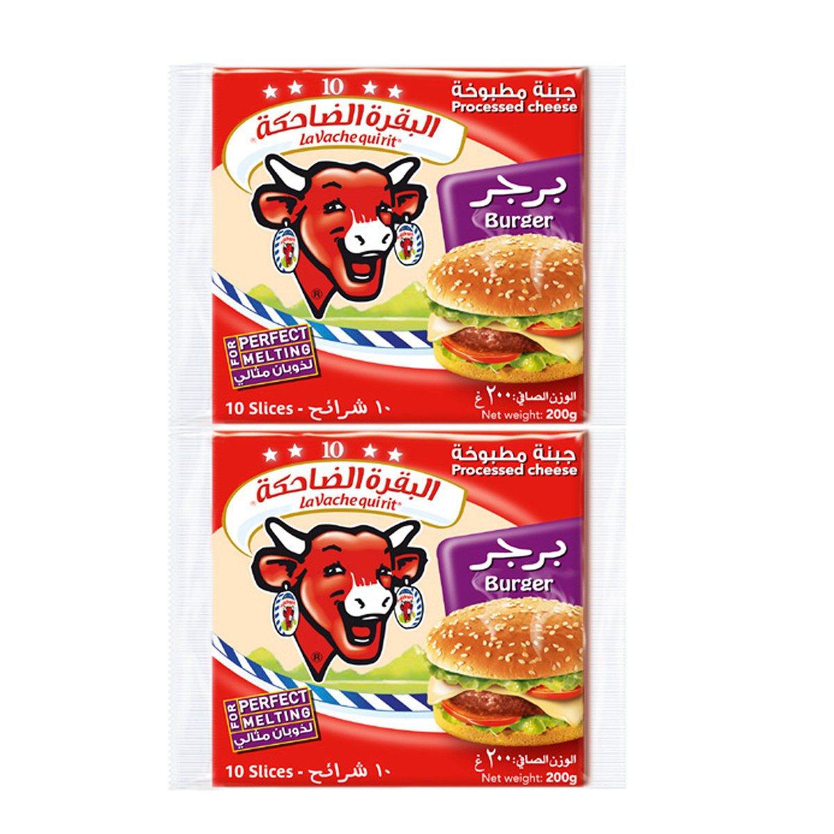 Lavache Quirit Burger Cheese Slices 2 x 200 g