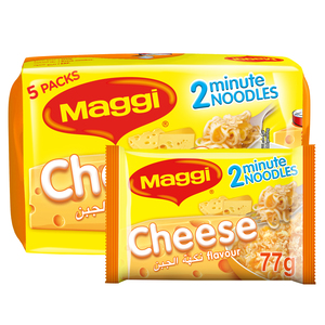 Maggi 2 Minute Noodles Cheese Flavour 77g x 5 Pieces