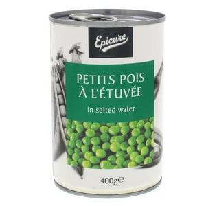 Epicure Petits Pois A L'Etuvee In Salted Water 400 g