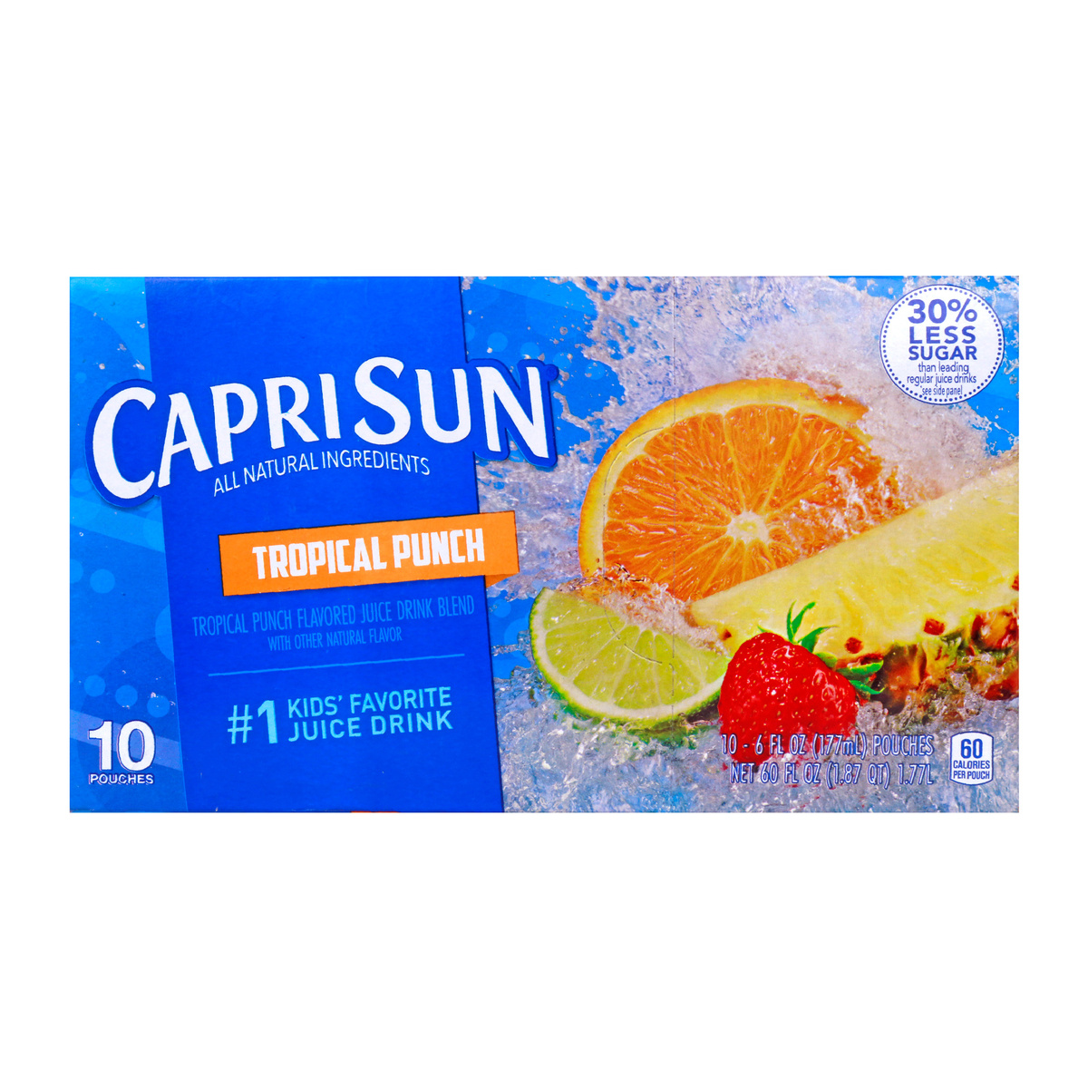 Capri Sun Flavored Juice Drink Tropical Punch 1.77 Litre