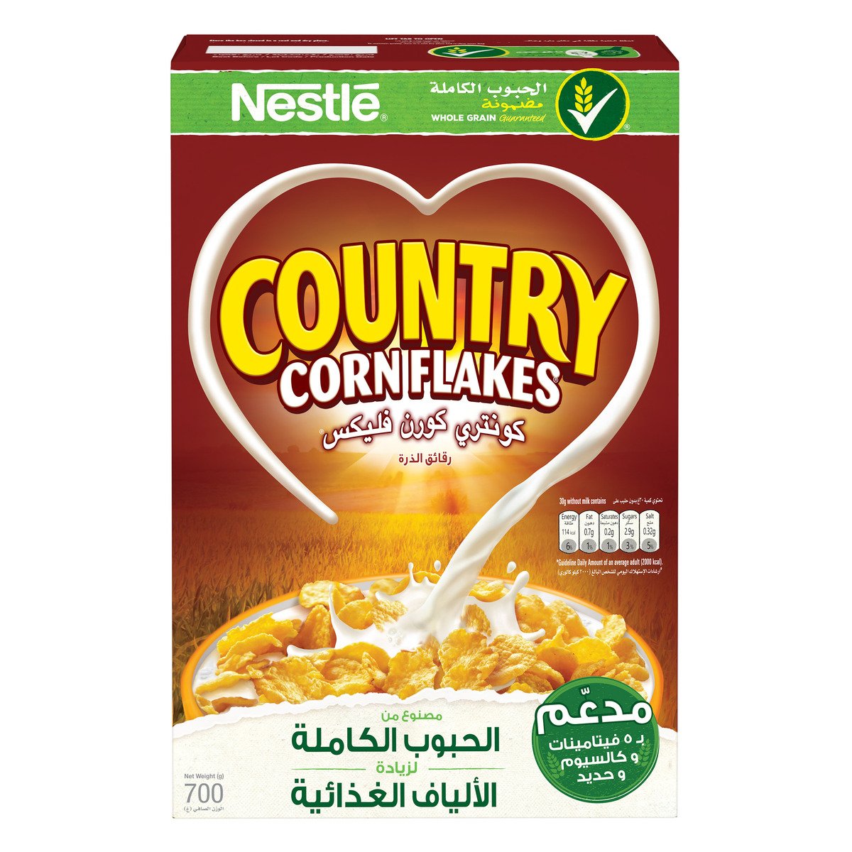 Nestle Country Corn Flakes Breakfast Cereal 700 g