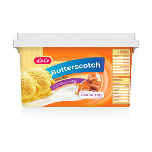 LuLu Butterscotch Ice Cream 2 Litres
