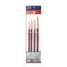 Camel Synthetic Gold Hair Round Brush 4pcs Set 66 Series