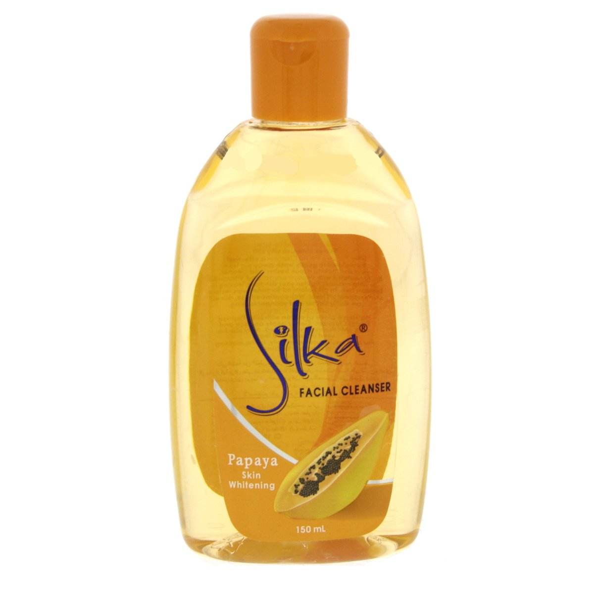 Silka Papaya Skin Whitening Facial Cleanser, 150 ml