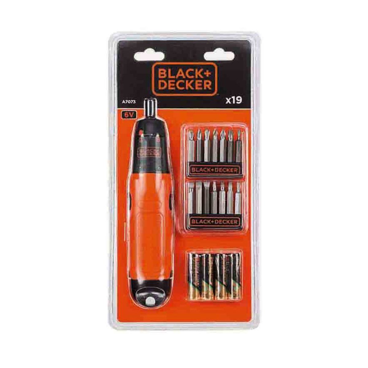 Black and Decker Screwdriver Set 19pc A7073