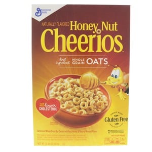 General Mills Natural Flavored Honey Nut Cheerios Whole Grain Oats 347 g