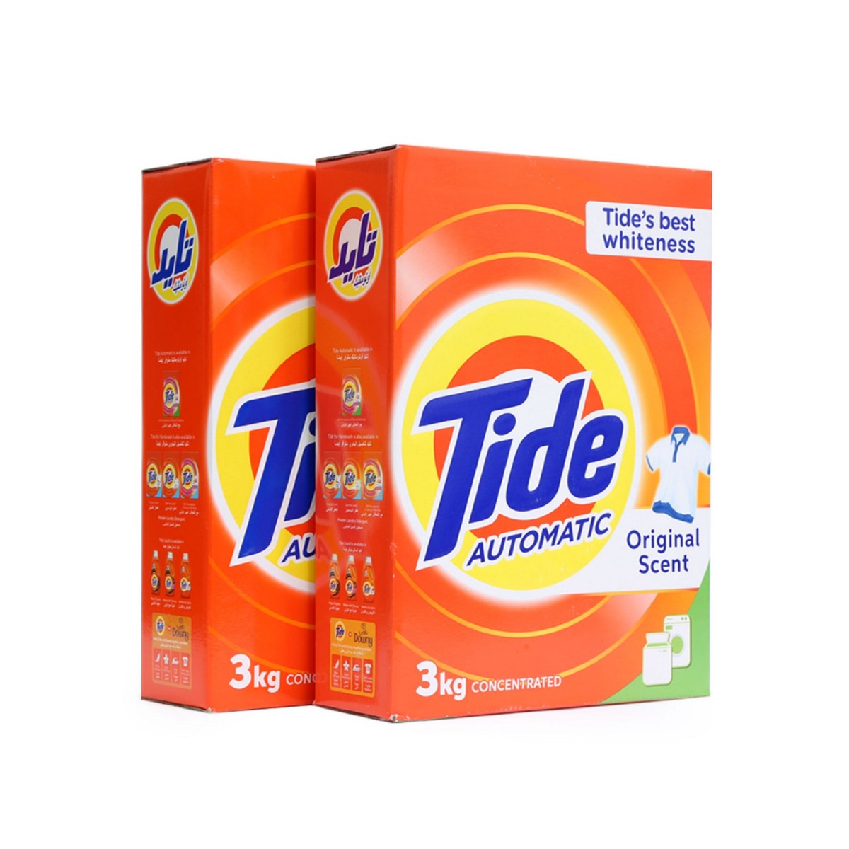 Tide Concentrated Washing Powder Automatic 2 x 3 kg