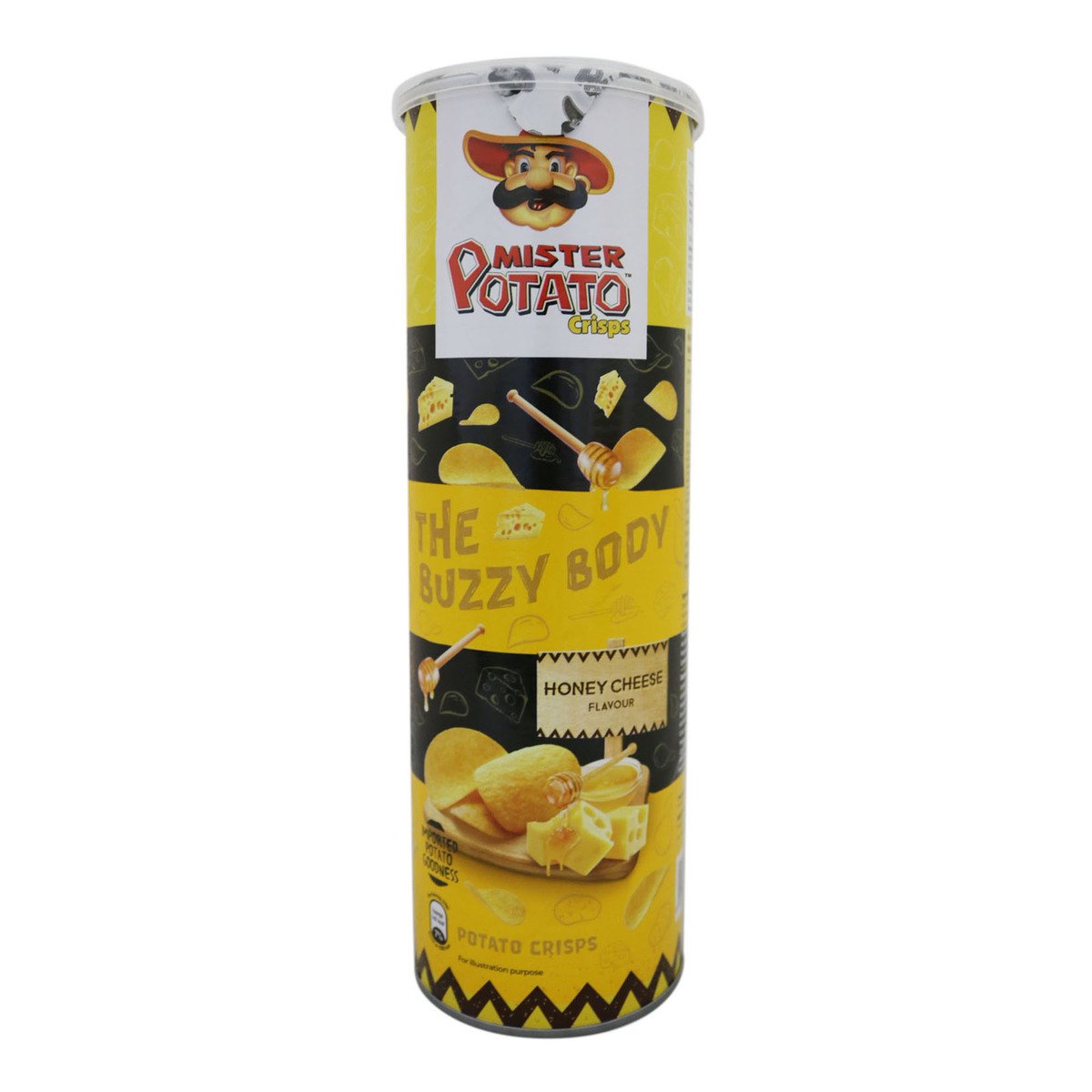 Mister Potato Crisps Honey Cheese 125g