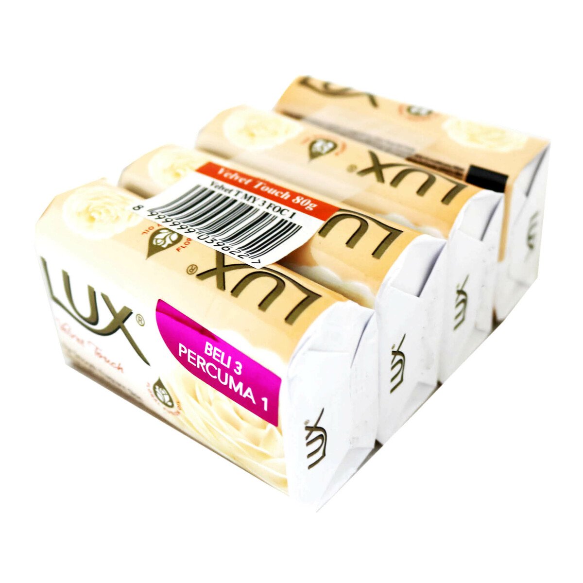 Lux Bar Soap Velvet Touch 4 x 80g