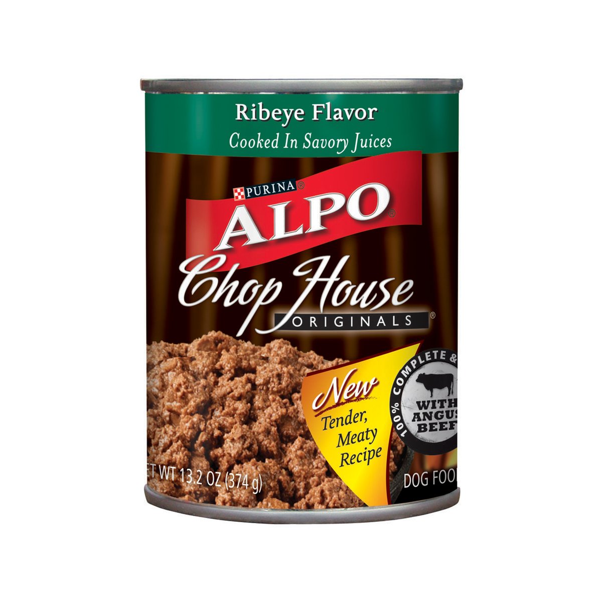 Purina Alpo Chop House Rib eye Flavour Dog Food 369Gm