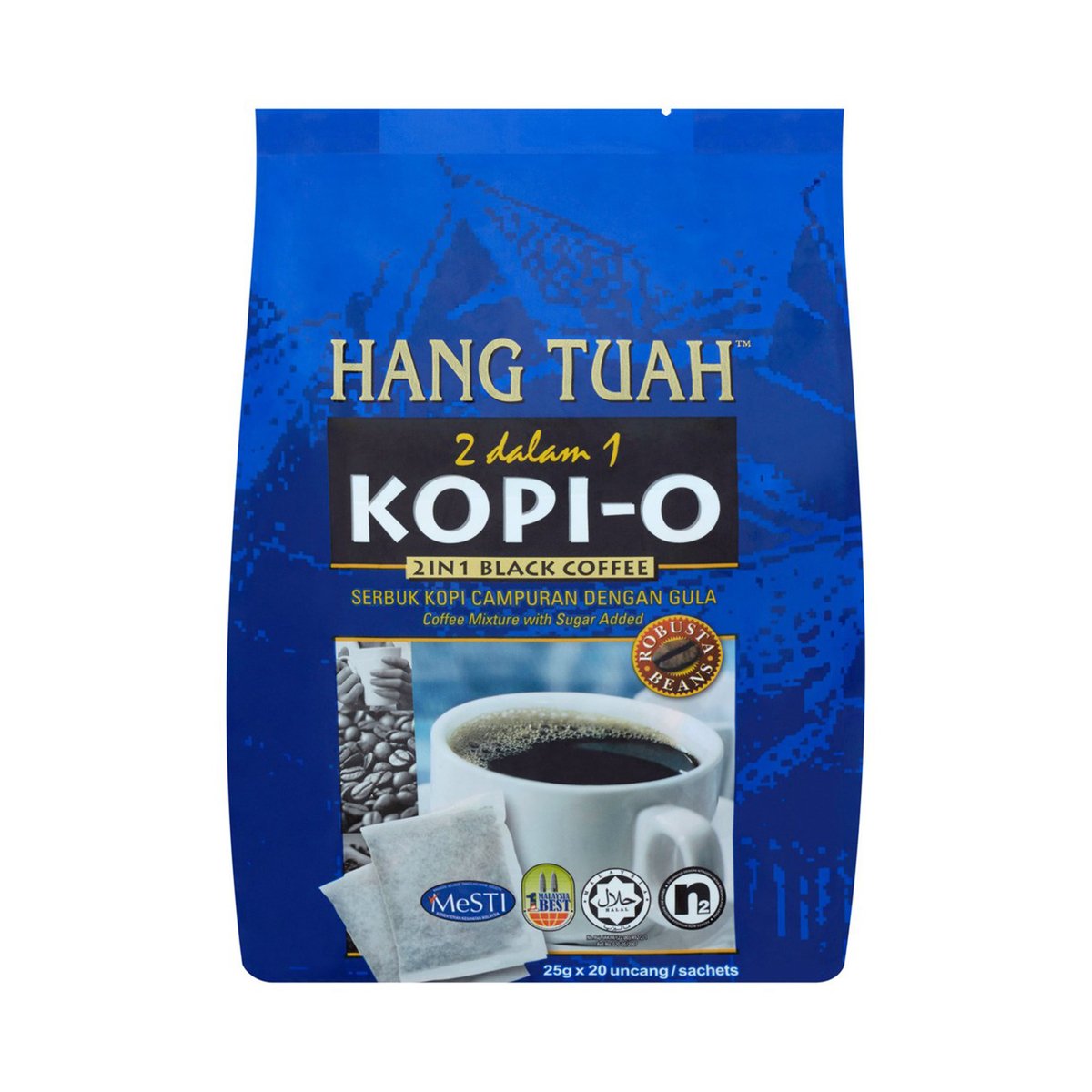 Hang Tuah Robusta Blue 2 In 1 20 x 25g