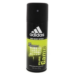 Vaderlijk Prime Gunst Adidas Deo Body Spray Pure Game 150ml Online at Best Price | Female &  Unisex Deo | Lulu Qatar