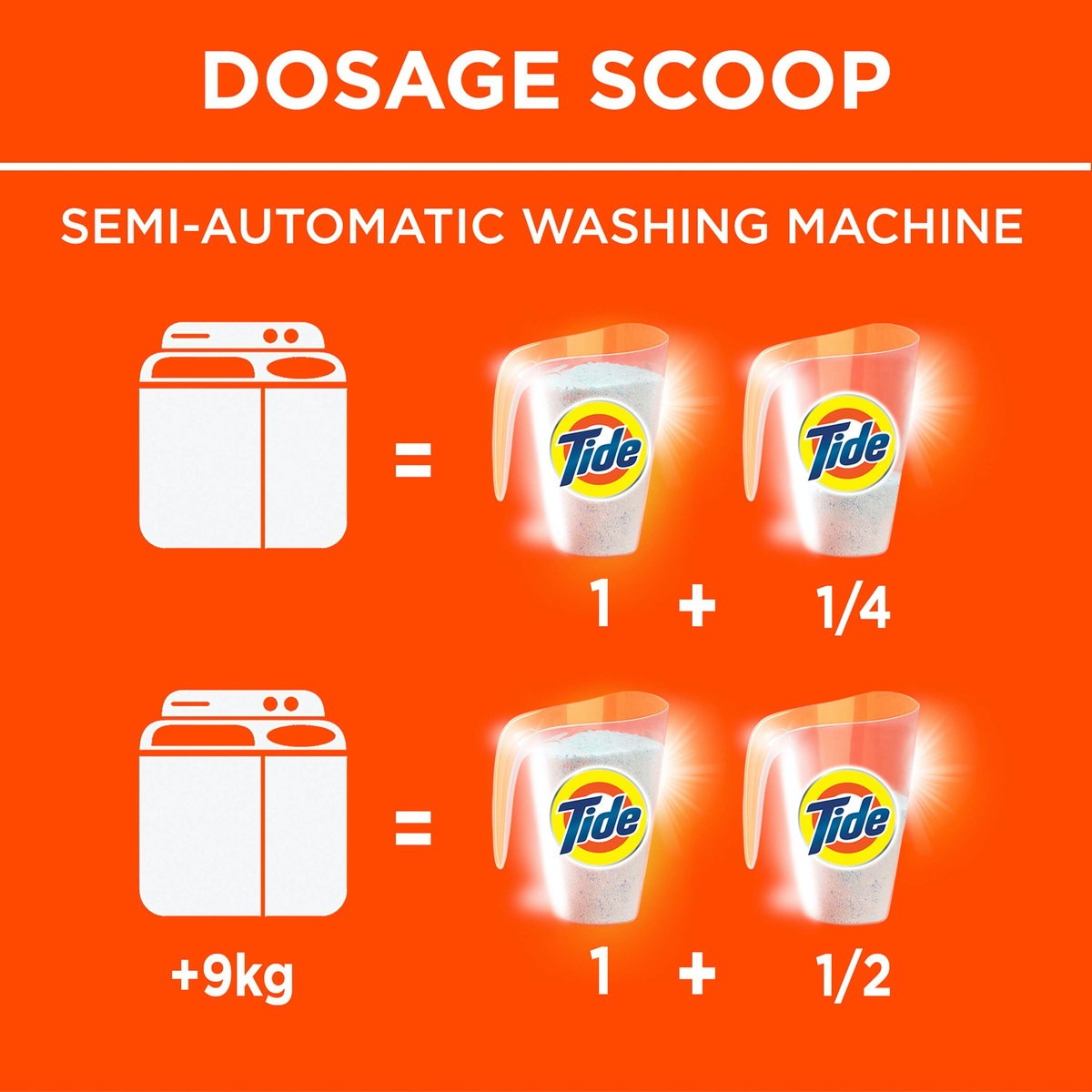 Tide Washing Powder Concentrated Regular 9 kg