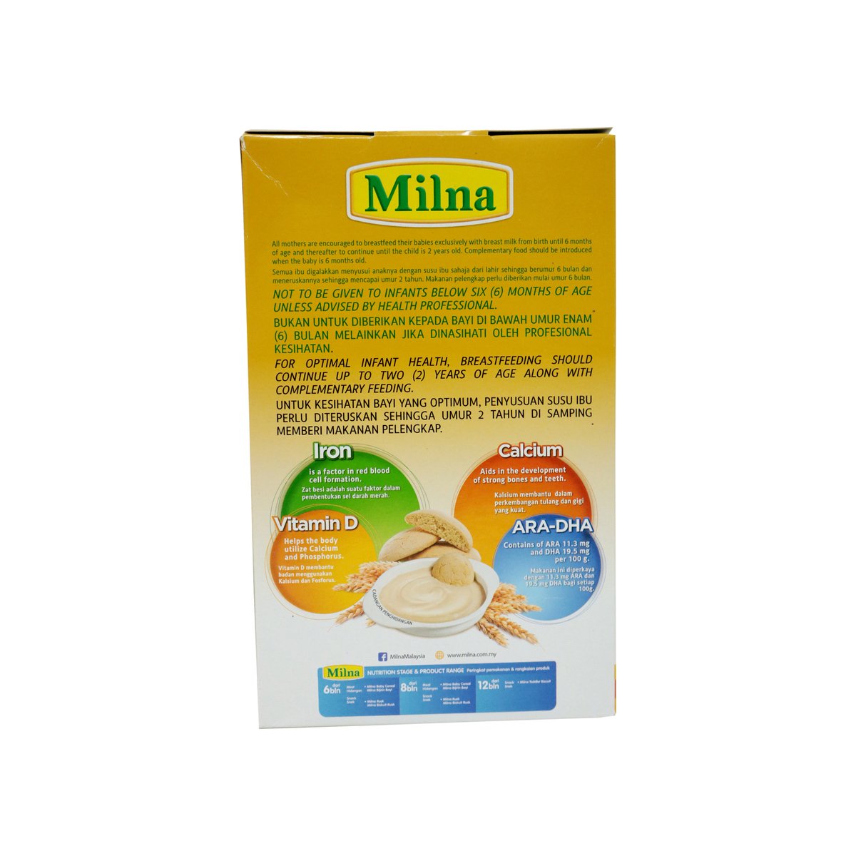 Milna Baby Rusk Original 260g