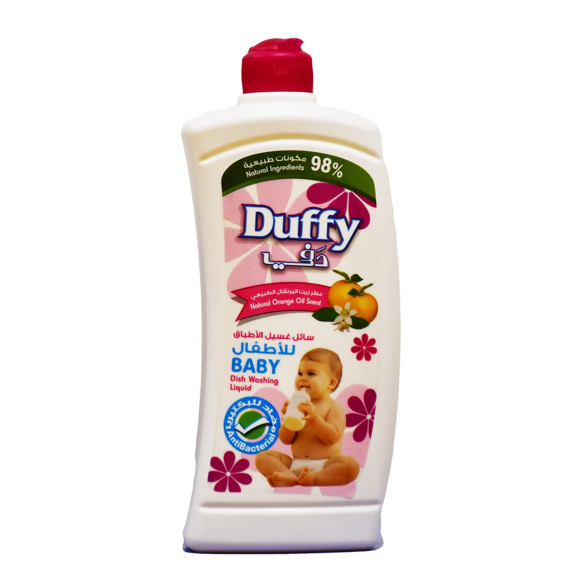 Duffy Baby Anti-Bacterial Dish Washing Liquid With Orange Scent 750 ml