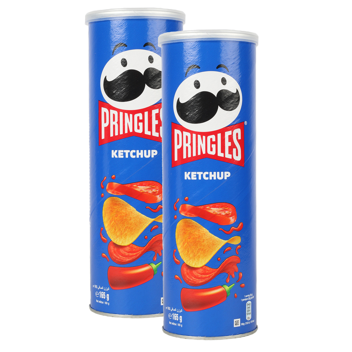 Pringles Ketchup Chips 2 x 165g Online at Best Price | Potato Canister ...