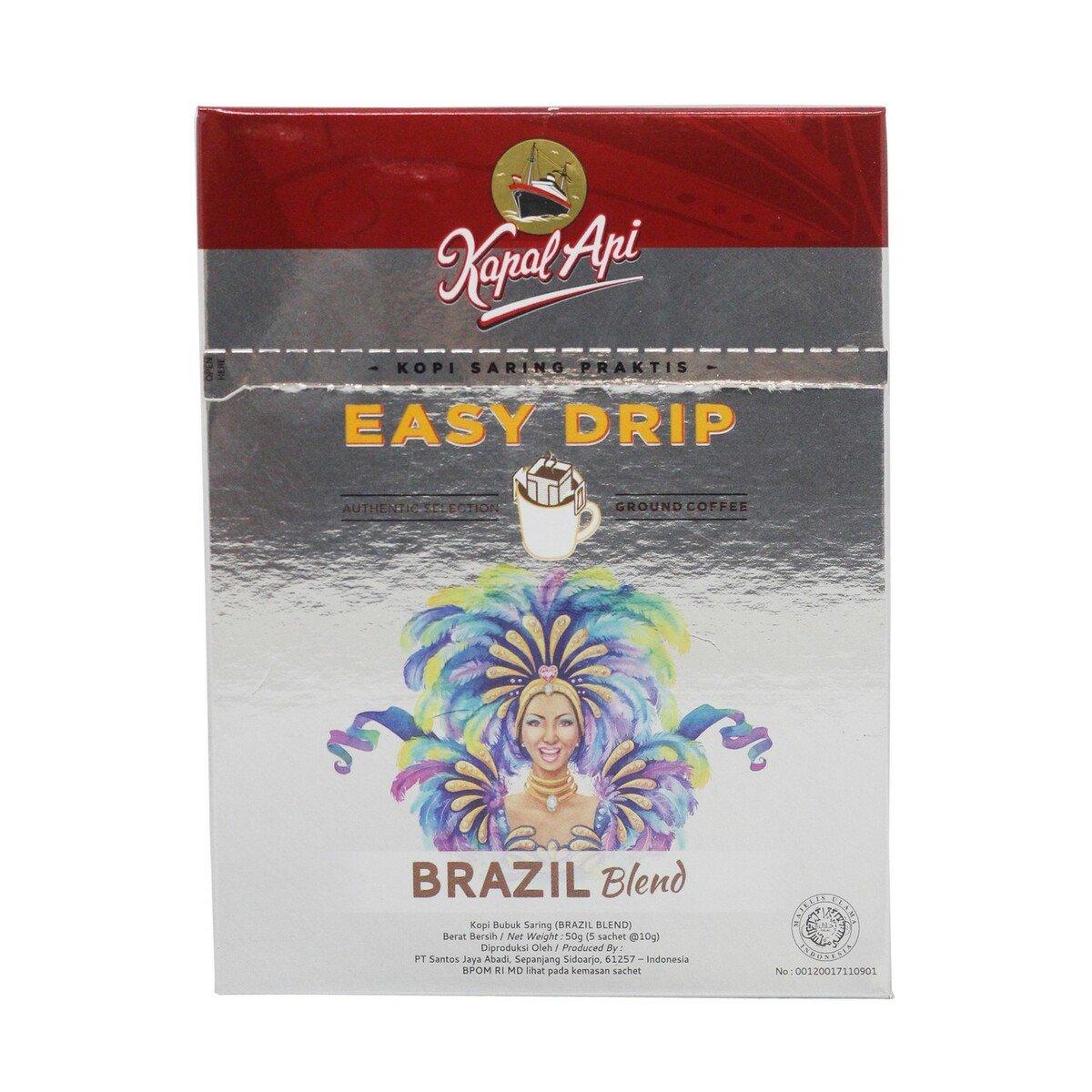 Kapal Api Drip Brazil Blend 5pcs