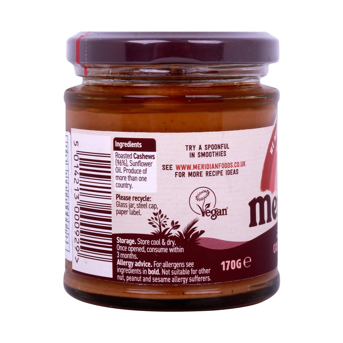 Meridian Cashew Butter Smooth 170 g