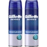 Gillette Series Moisturizing Shave Gel 2 x 200 ml