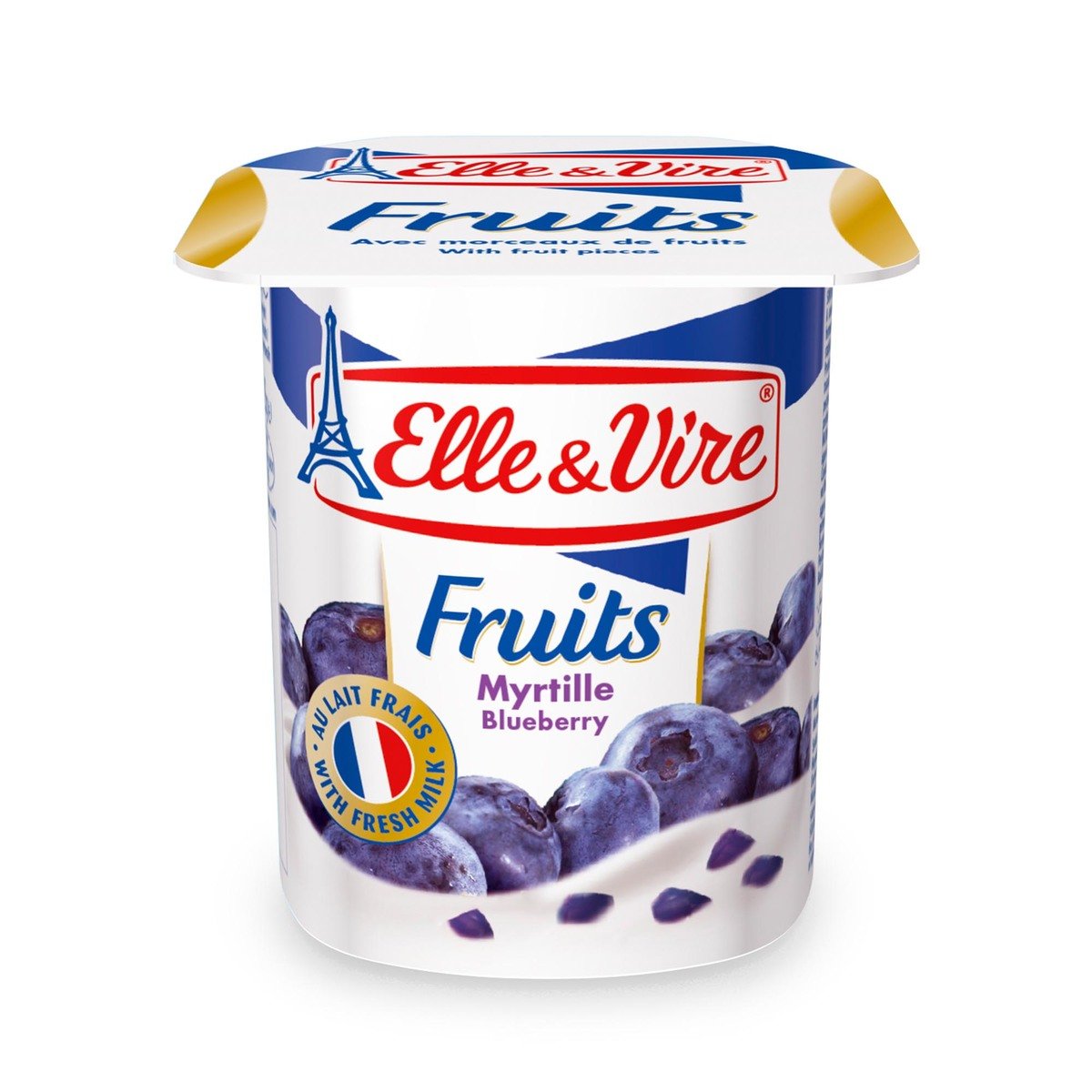 Elle & Vire Blueberry Fruits Yoghurt 12 g