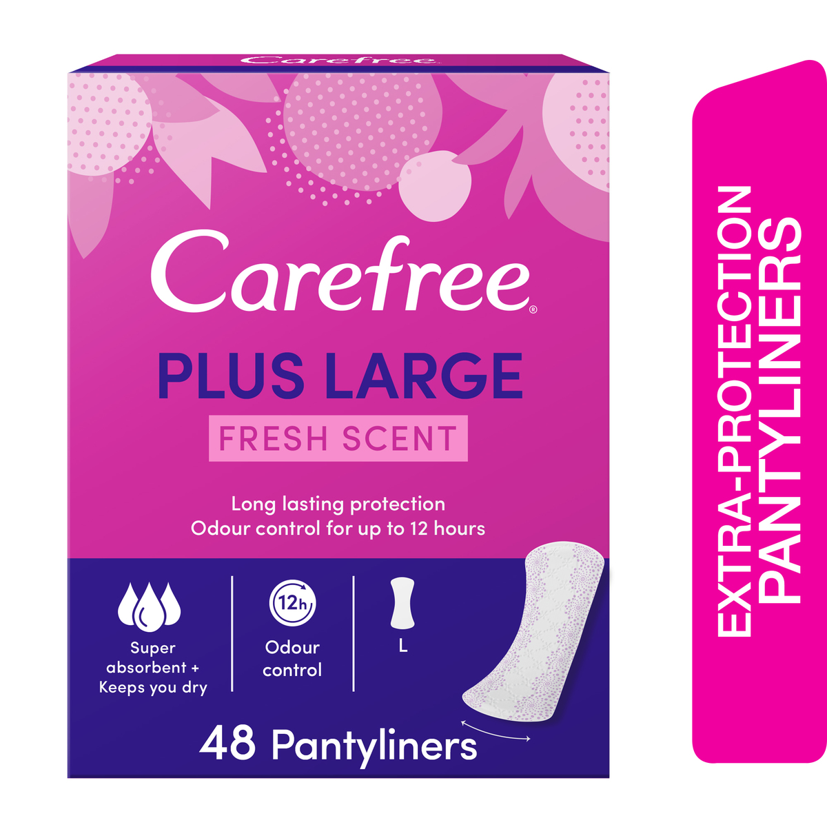 Always Extra Protect Daily Liners Large 48pcs + 20pcs Free Online at Best  Price, Sanpro Panty Liners