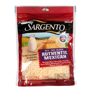 Sargento Authentic Mexican Cheese 226 g