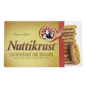 Bakers Nuttikrust Caramelized Oat Biscuits 200g