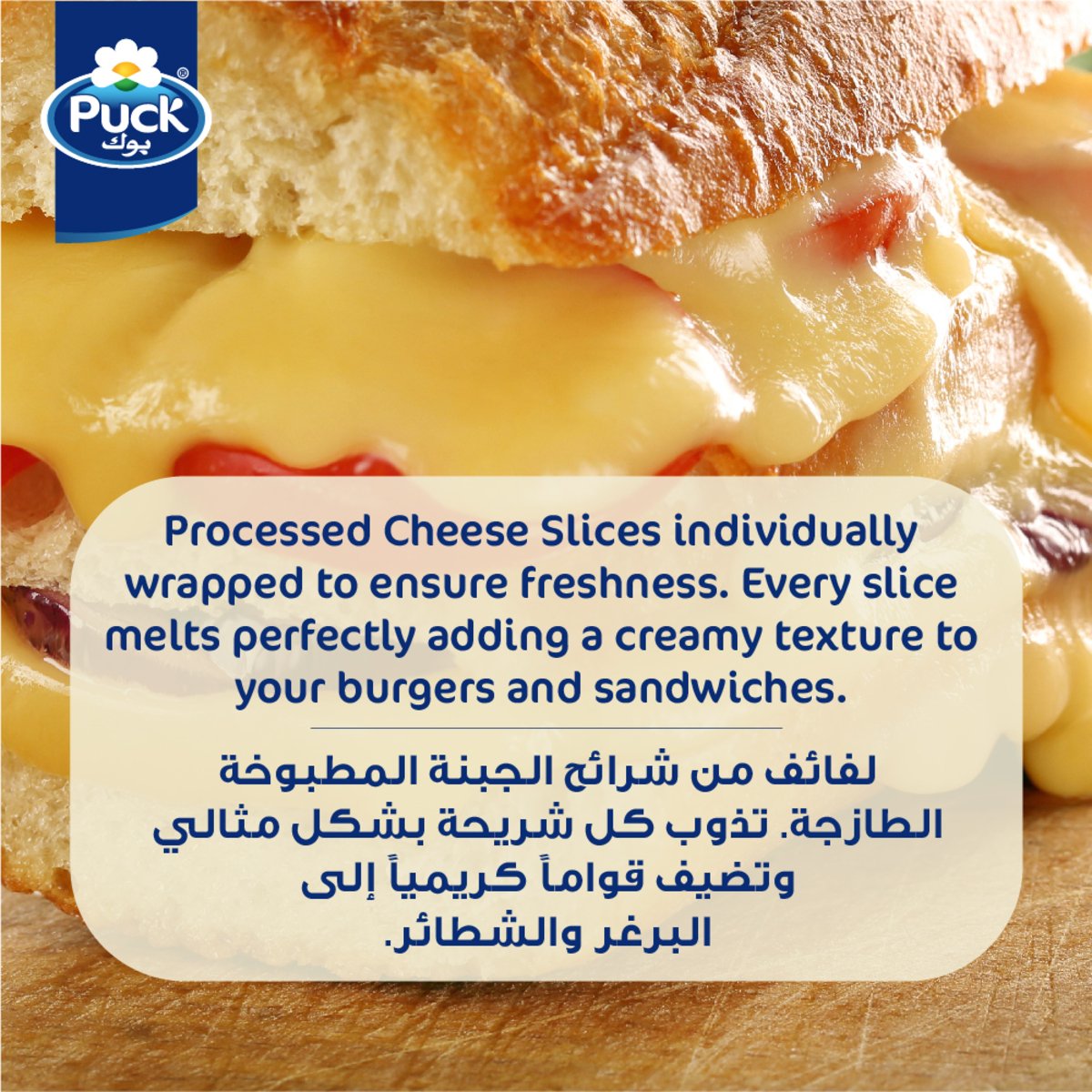 Puck Cheese 10 Slices 200 g