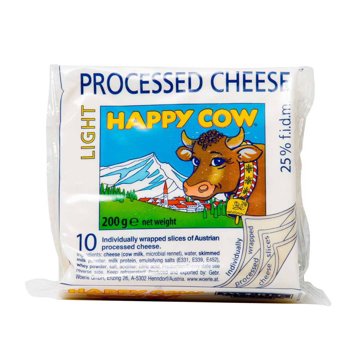 Happy Cow Processed Cheese Light 200 g